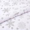 Chickwin Round Christmas Tree Skirt, White Plush Tree Skirt for Merry Christmas Party Decorations (B Silver, 90 cm) view 2