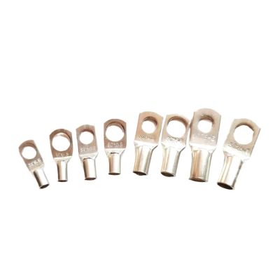 20-Piece Tinned Copper Stud-Hole Locking Crimp Terminals, SC10-6/8, SC16-6/8/10, SC70-10