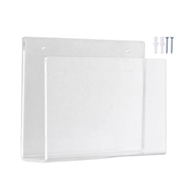 Wall-Mounted Organizer, Transparent Acrylic Brochure Holder