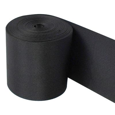 Ayuduots 5 m Black Nylon Webbing, Heavy-Duty Flat Strap for Outdoor Collars, Safety Harnesses and DIY Gear Repairs