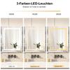 Mepplzian 100 cm Bathroom Mirrored Cabinet with Dimmable Lighting, White view 3