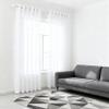 SUNLIMEI Sheer Curtains 185 x 200 cm, Polyester, White view 1