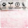 GOUBAN Shaggy High-Pile Rug 120 x 240 cm, Non-Slip Backing, Light Pink view 3
