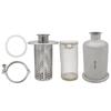 2" SS304 Tri-Clamp Inline Straight Strainer, 200 Mesh Stainless Steel Screen view 3