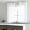 SUNLIMEI Sheer Voile Curtain, 65 x 185 cm, White view 1