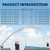 Travel Telescopic Surf Spinning Rod, 80–150 g, 30T Carbon, 5.3 m view 2