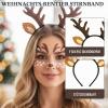 JrnSvp Women's Reindeer Costume, 6-Piece Set with Headband and Tulle Skirt view 3