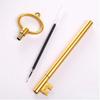 Creative Gel Pen with Golden Key, Black Gel Ink, 0.5 mm Fine Tip view 4