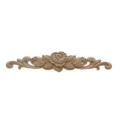 Carved Wooden Strips and Appliques for Furniture and Doors, 20 × 5 cm