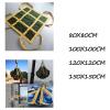 Reusable Cargo Net with Reinforced Handles, Tear-Resistant Lifting Mat for Construction and Installation Work (80 x 80 cm) view 2