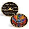ACGZQY 1-Year Sobriety Anniversary Coin, Rainbow Valley AA Chip and Medal, Ballon Valley of Hope Sobriety Token, Inspirational Gift view 1