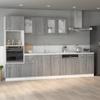 QZZCED Lyon Sink Cabinet, Gray Sonoma, 80 x 46 x 81.5 cm, Engineered Wood view 1
