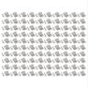 Gettimore Stainless Steel Wire Fence Clips with Screws, 19 x 10 mm, R-Shaped, Aluminum view 4