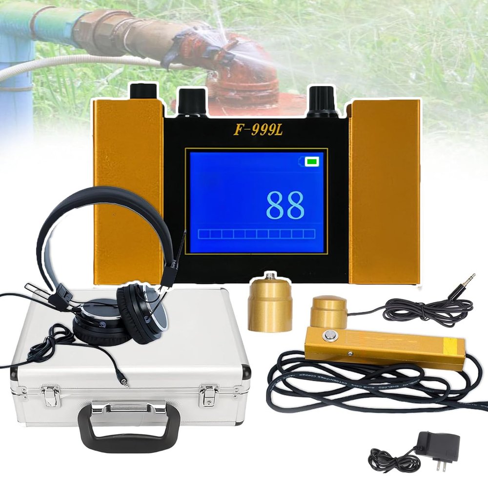TDSYOCG Water Leak Detection Sensor with Digital Display and Headphones