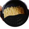Silicone Pot Strainer That Attaches to the Rim view 1