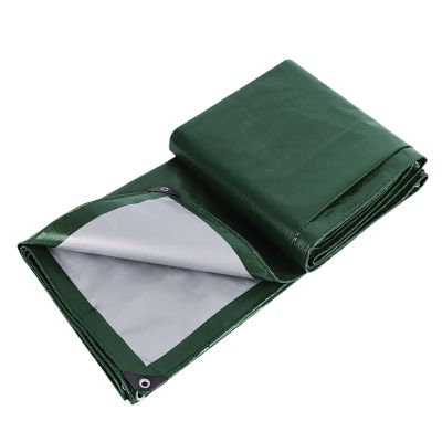 Protective Tarp 390 x 440 cm, UV-Stabilized, Waterproof, Green