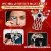 VEELU Personalized Snowflake Christmas Ornament with Photo view 3