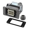 Gettimore Industrial Rectangular Connector, 6-Pin, 6-Wire, Durable, IP65 Waterproof, Polycarbonate Housing view 3