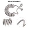 Retractable Spring Shower Hose, 2 m, Copper, for Bidets and Toilet Sprayers, White view 3