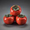Homoyoyo 2-Piece 200 ml Ceramic Storage Jars, Orange Persimmon Shape view 4