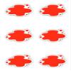 Laminated Stickers: 50 mm, 6 pcs – Red Bloodstain Stickers for Law Offices view 1