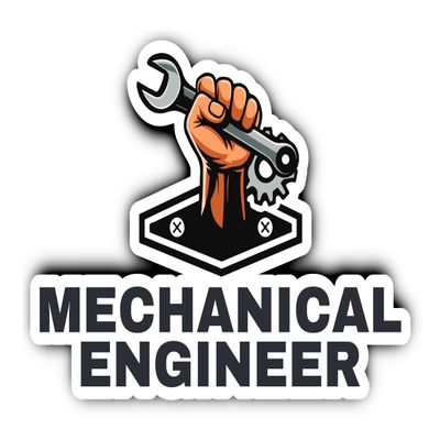 Sticker: 300 mm, 1 pc – Mechanical Engineer Mega Sticker