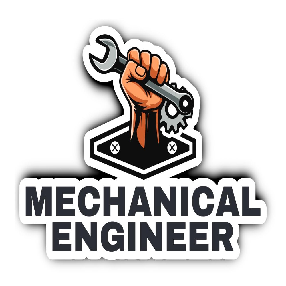 Sticker: 300 mm, 1 pc – Mechanical Engineer Mega Sticker