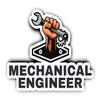 Sticker: 300 mm, 1 pc – Mechanical Engineer Mega Sticker view 1