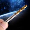 TOPINCN Titanium-Coated HSS Thread Tap Set, 5-Piece, M3-M8 view 2