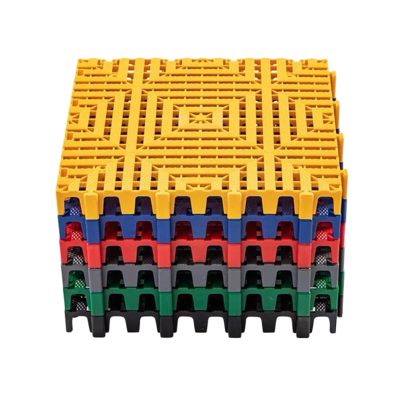 Modular Interlocking Garage Floor Mat, 40 x 40 x 4 cm, Gray, 20 Pieces
