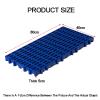 Modular Click-Lock Drainage Floor Tiles, Polypropylene Puzzle Mats for Home, Office, Garage, and Gym (Color 5) view 2