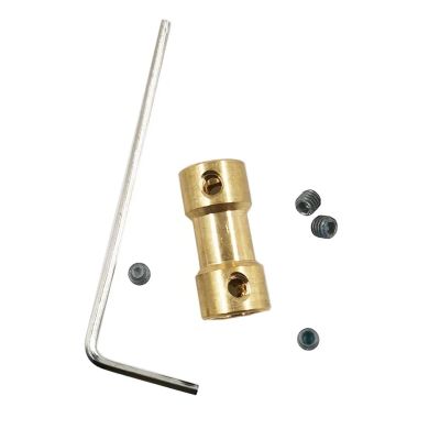 GuidNaurys 1 Pc. Metal Shaft Coupling, 20 mm Long, 3.17 mm to 4 mm Bore, M3 Screw