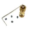 GuidNaurys 1 Pc. Metal Shaft Coupling, 20 mm Long, 3.17 mm to 4 mm Bore, M3 Screw view 3
