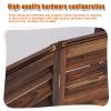 Outdoor Air Conditioner Cover, Vintage Wooden Privacy Screen, Weather-Resistant, 80 x 32 x 70 cm view 4