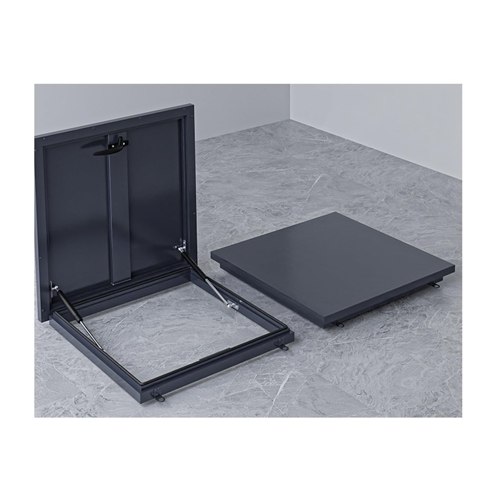 Durable Insulated Galvanized Steel Roof Hatch for Flat Roofs, 50 x 50 cm