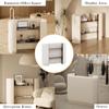 Folding Oval Reception Counter with Acrylic Shelves view 4