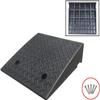 Generic Non-Slip Rubber Curb Ramp, Portable, Wear-Resistant and Durable, for Garage Driveways and Ramps (50 x 50 x 19 cm) view 2