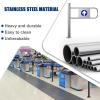 Metal Security Swing Gate for Supermarket Entrance, One-Way Access (Left, W55 cm / 21.6 in / 1.8 ft) view 4