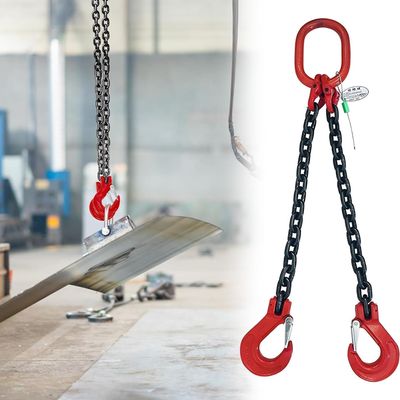 G80 Mn Steel Lifting Chains, 5-Ton Capacity, for Heavy Equipment