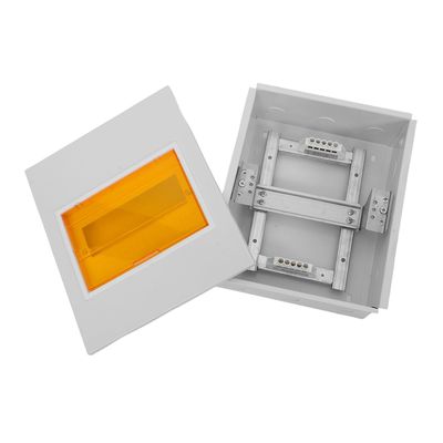 8-Way Distribution Box with Transparent Window and Iron Housing