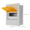 8-Way Distribution Box with Transparent Window and Iron Housing view 2