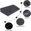 Generic Black Rubber-Plastic Curb Ramp, 50 x 27 x 12 cm view 3