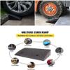 Generic Black Rubber-Plastic Curb Ramp, 50 x 27 x 12 cm view 4
