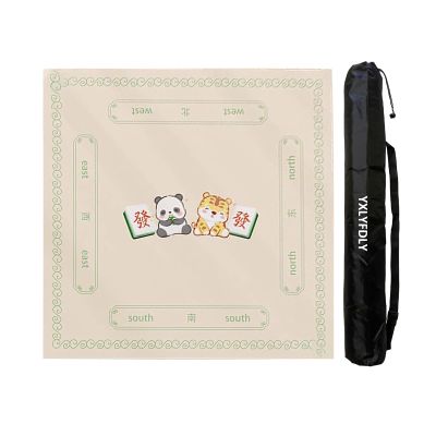YXLYFDLY Soft Mahjong Mat with Carrying Bag, 140 cm