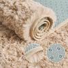 ANJIAJIE Shaggy Plush Rug, 45 x 140 cm, Camel view 2