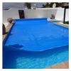 Solar Pool Cover, 400-Micron Thermal Bubble Cover for Above-Ground and In-Ground Pools view 1