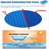 Solar Pool Cover, 400-Micron Thermal Bubble Cover for Above-Ground and In-Ground Pools view 2