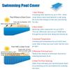 Solar Pool Cover, 400-Micron Thermal Bubble Cover for Above-Ground and In-Ground Pools view 3