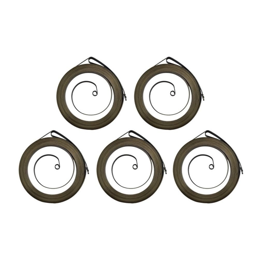 5-Pack Recoil Springs for Chainsaws 365, 362, 372, 372XP, 371, 385, 390, 371K, 375K, 2065, 2071