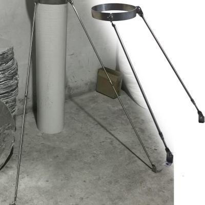 Generic Roof Chimney Bracket, Stainless Steel, for 200 mm Diameter